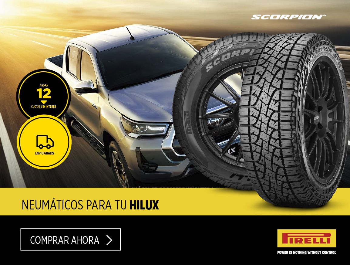 SCORPION - El neumático más seguro y recomendado para tu Toyota Hilux