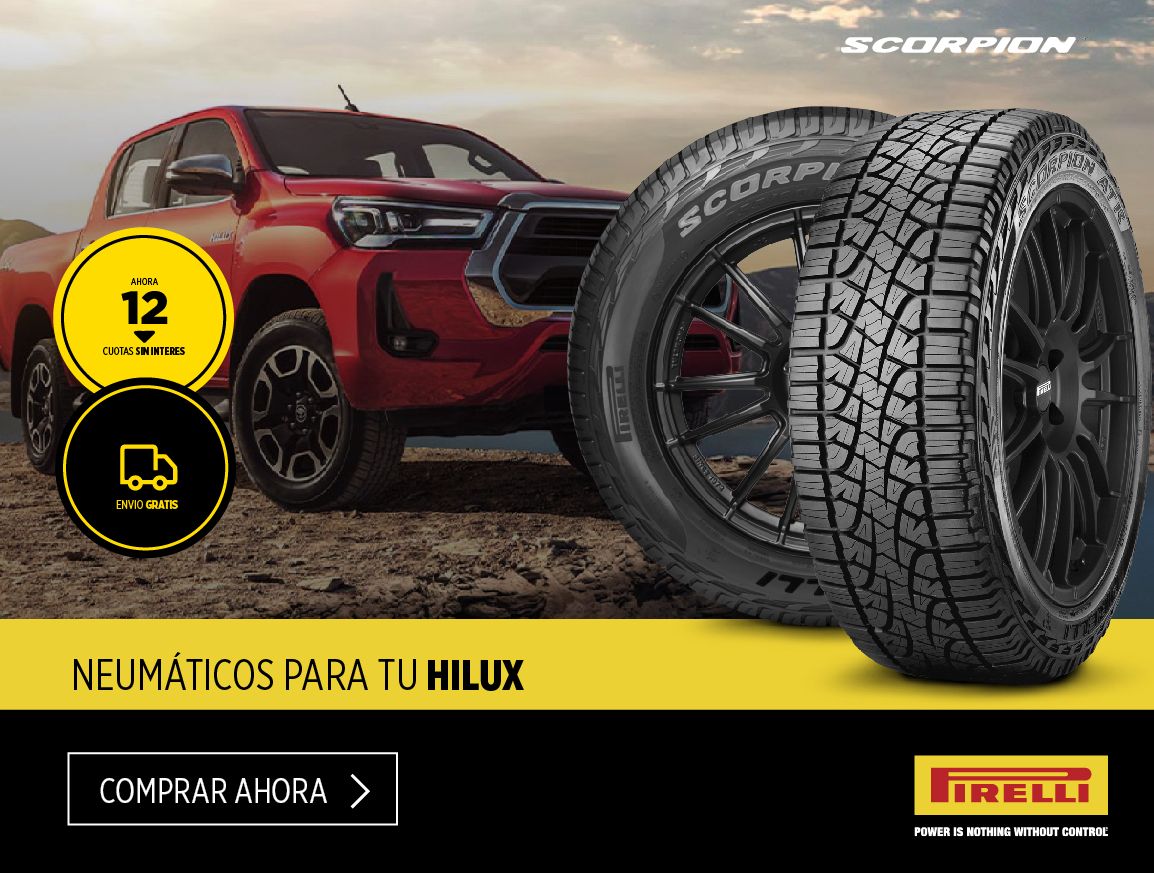 SCORPION - El neumático más seguro y recomendado para tu Toyota Hilux